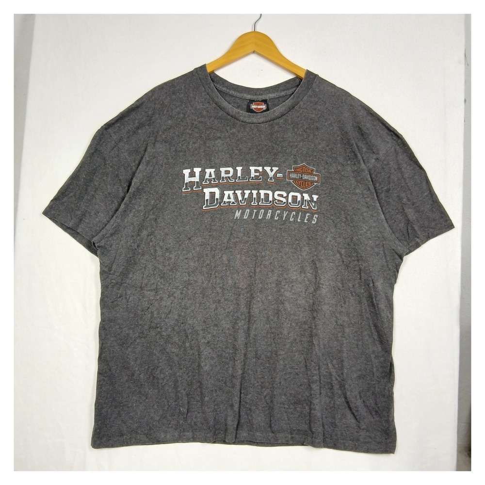 Harley-Davidson Tampa Florida Graphic T-Shirt Charcoal Gray 2XL 1738